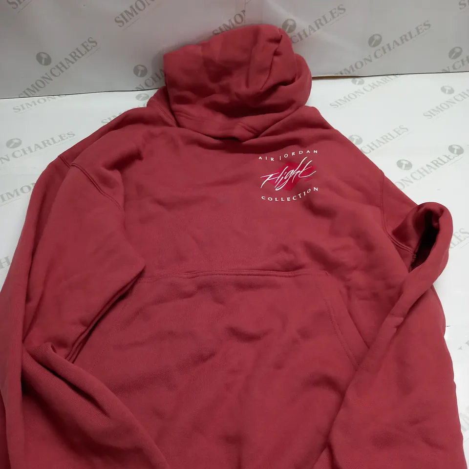 AIR JORDAN RED GRAPHIC HOODIE - LARGE