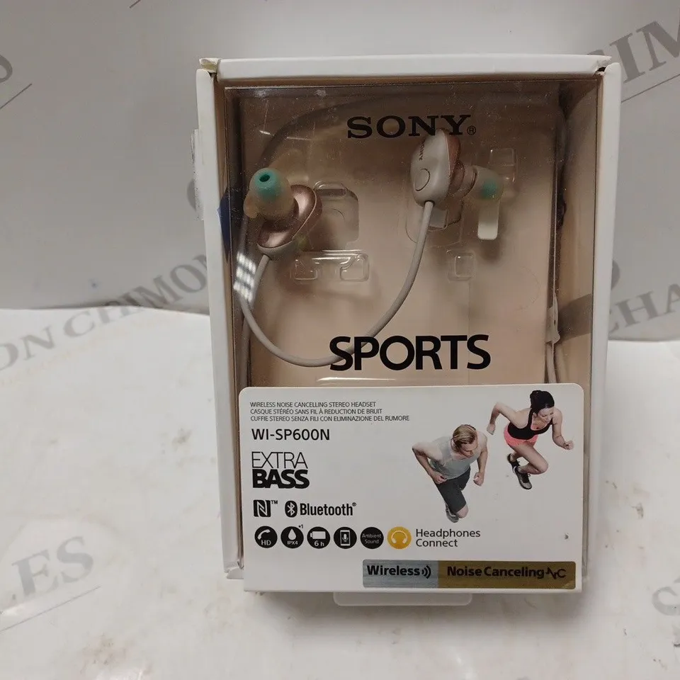 BOXED SONY WI-SP600N EXTRA BASS EARPHONES