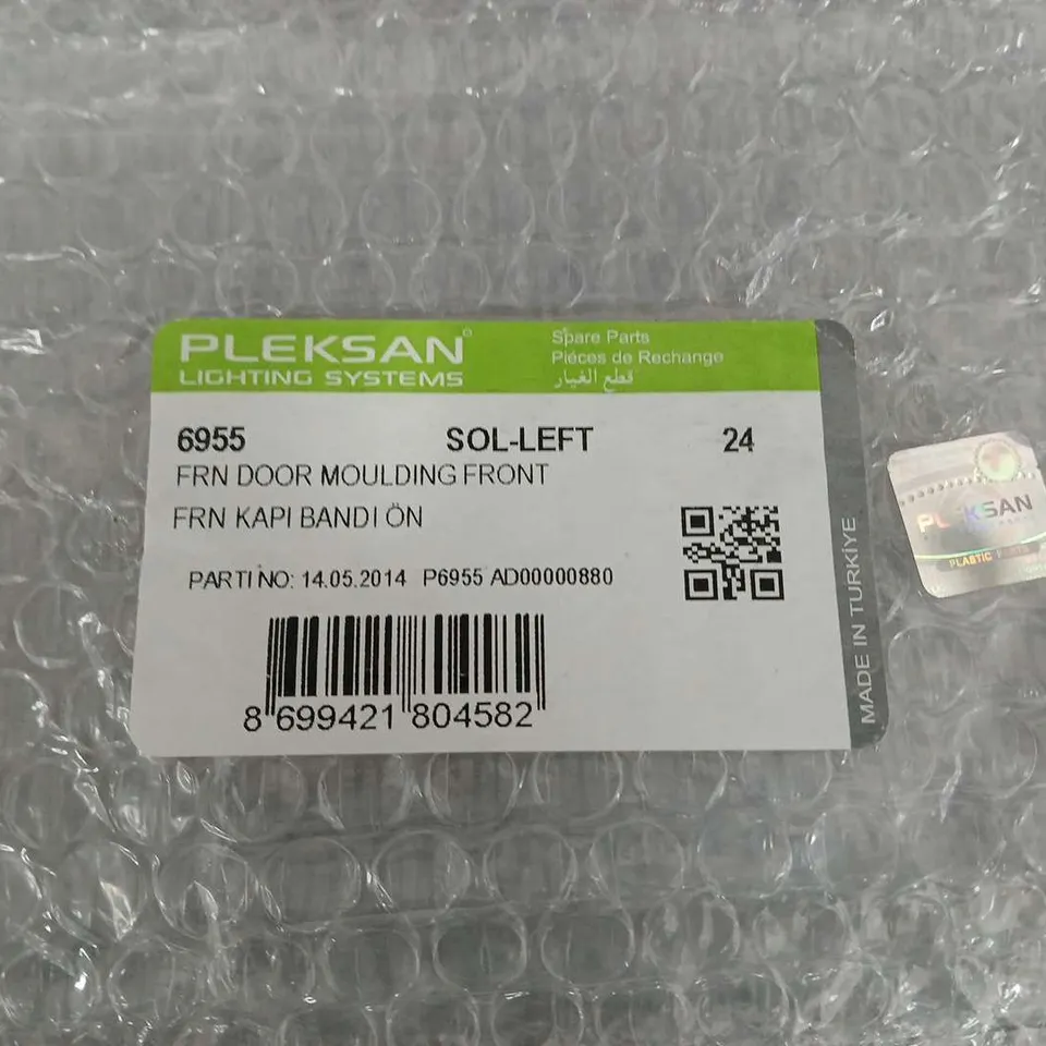 PLEKSAN FRONT DOOR MOULDING – LEFT (SOL-LEFT)