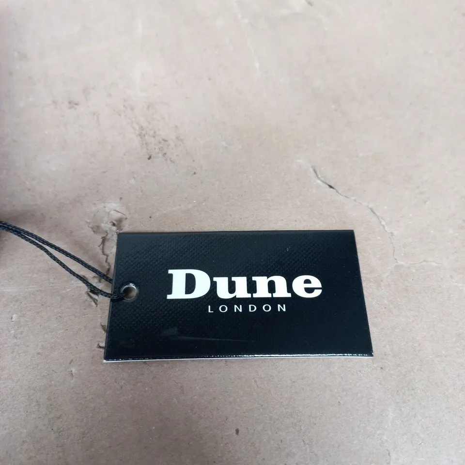 DUNE LONDON BURGUNDY SUEDE SLIM HARD CLUTCH