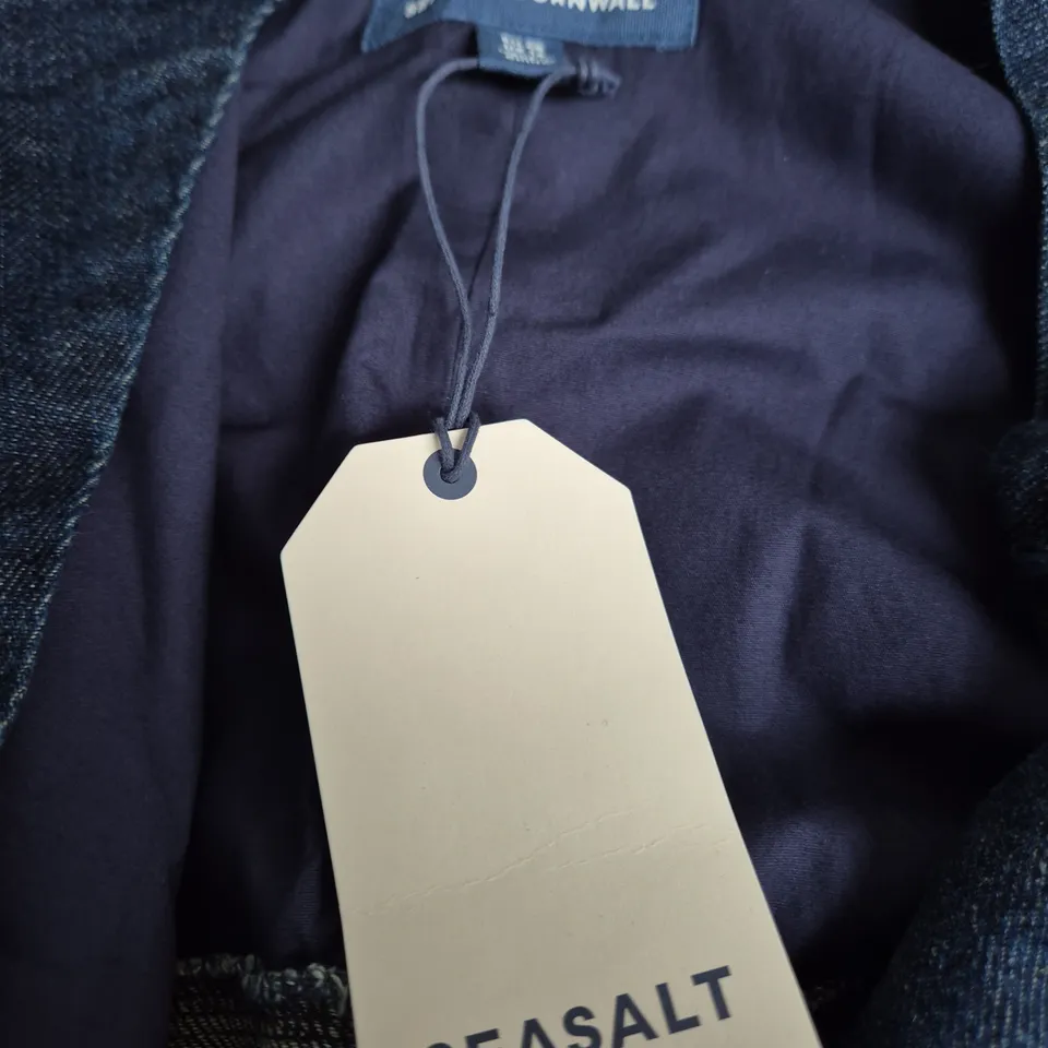 SEASALT CORNWALL WOMEN'S DENIM SLEEVELESS DRESS UK 10 (EU 38)