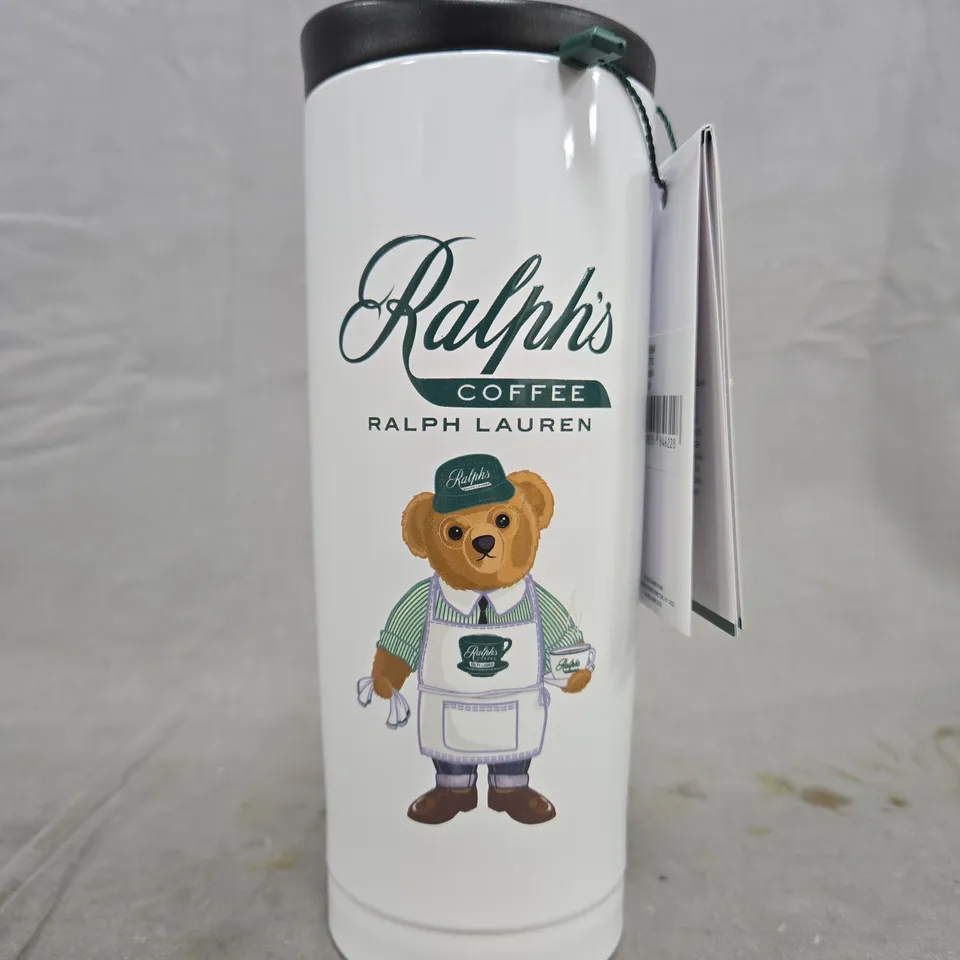 RALPH'S COFFEE BEARISTA BEAR COFFEE BOTTLE – INSULATED TUMBLER - RALPH LAUREN 