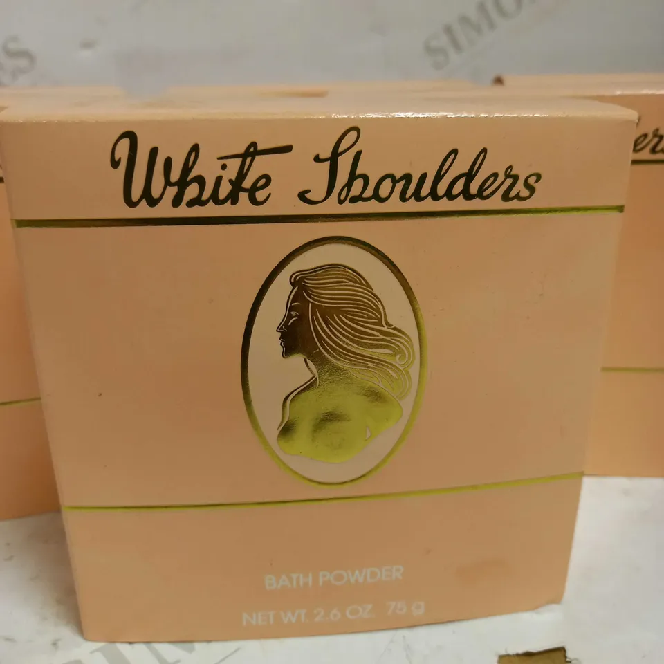 WHITE SHOULDERS BATH POWDER 75g X6