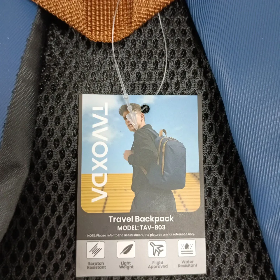 TAVOXDA TRAVEL BACKPACK – MODEL TAV-B03, BLUE