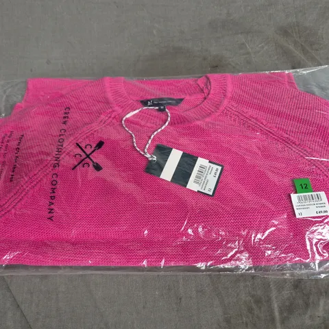CREW CLOTHING COMPANY PINK KNIT SWEATER – WOMEN'S - SIZE 12