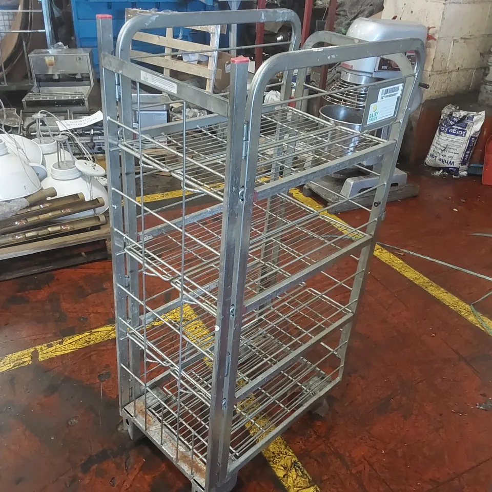 COMMERCIAL MILK TROLLEY