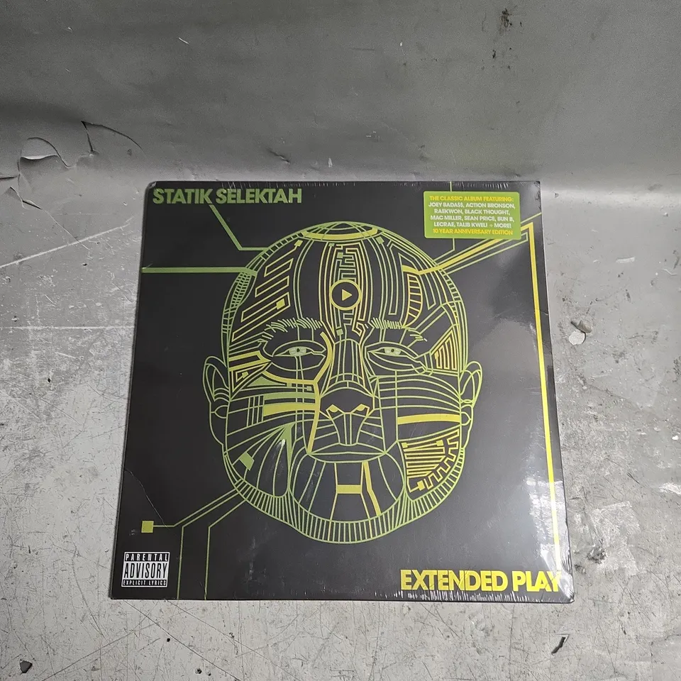 SEALED STATIK SELEKTAH EXTENDED PLAY (10TH ANNIVERSARY) VINYL