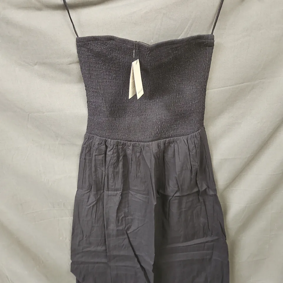 NOBODY'S CHILD SYLVIA MIDI DRESS IN BLACK SIZE 8