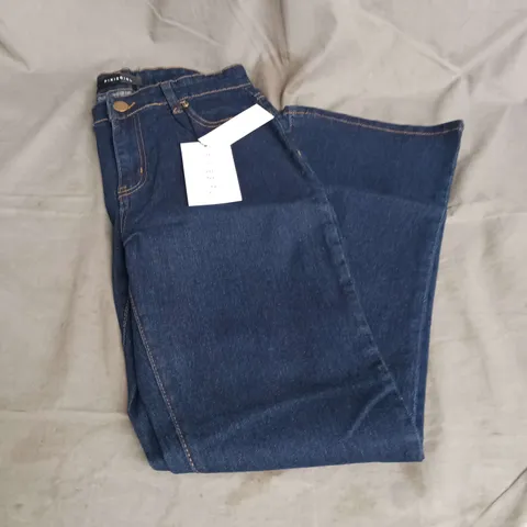 PIXIE GIRL BOOTCUT JEANS IN DARK BLUE SIZE 14