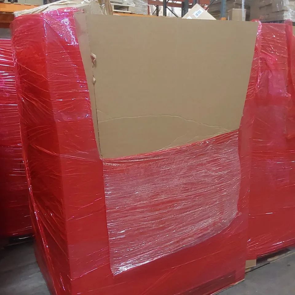 PALLET CONTAINING A VERY LARGE QUANTITY OF ASSORTED ITEMS INCLUDING: HYCHIKA HAMMER DRILL, MINI TRAMPOLINE, RATTAN STANDING PLANTER ECT