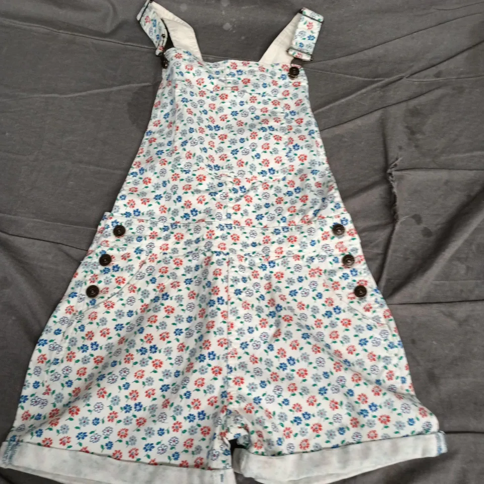 MINI BODEN FLORAL PRINT KIDS' ROMPER WITH STRAPS - 11-12Y