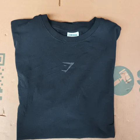 GYMSHARK T-SHIRT IN BLACK SIZE SMALL