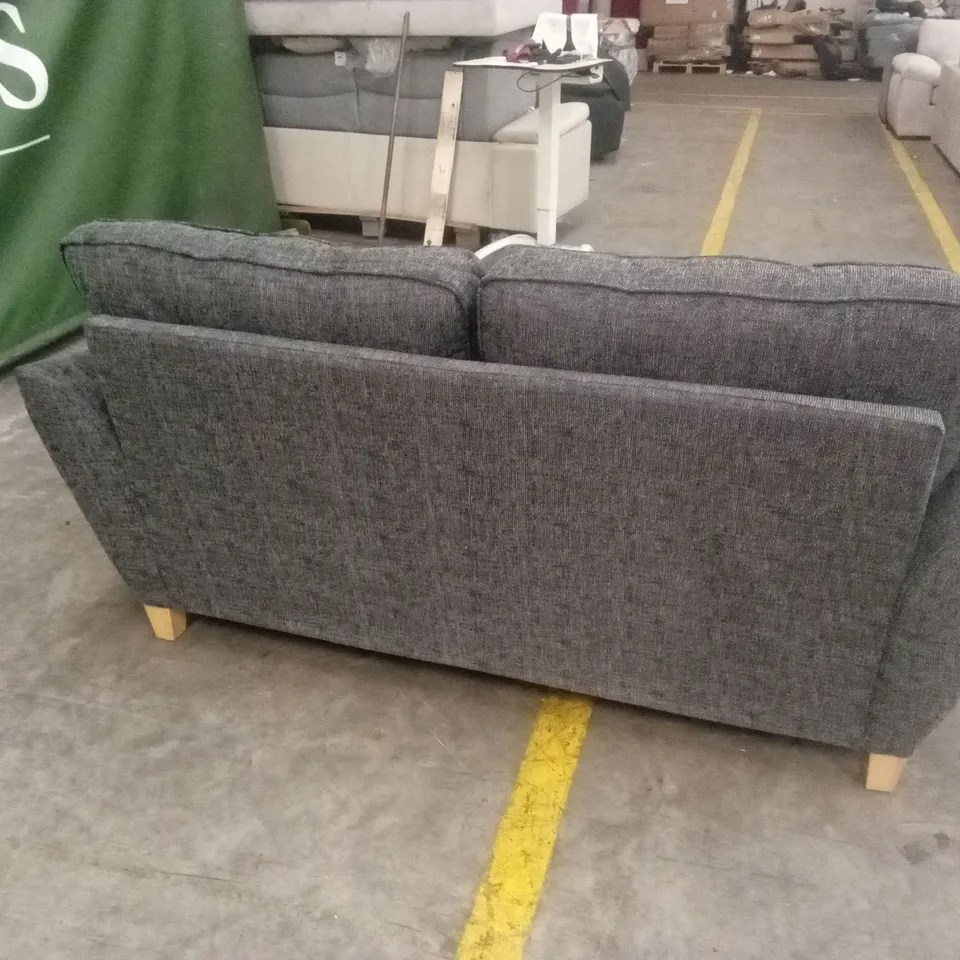 HALSTOW 2 SEATER FABRIC SOFA - CHARCOAL RRP £729