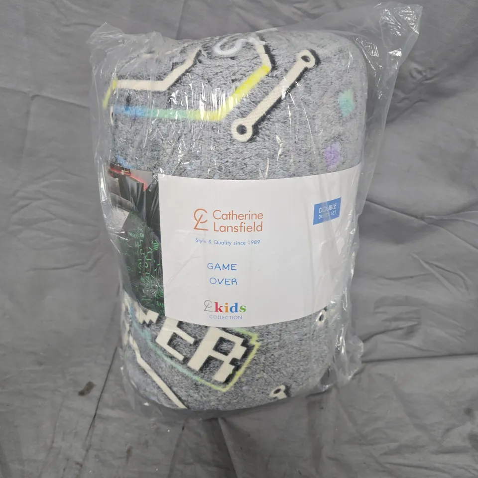 CATHERINE LANSFIELD GAME OVER DOUBLE DUVET SET – KIDS COLLECTION (DOUBLE)