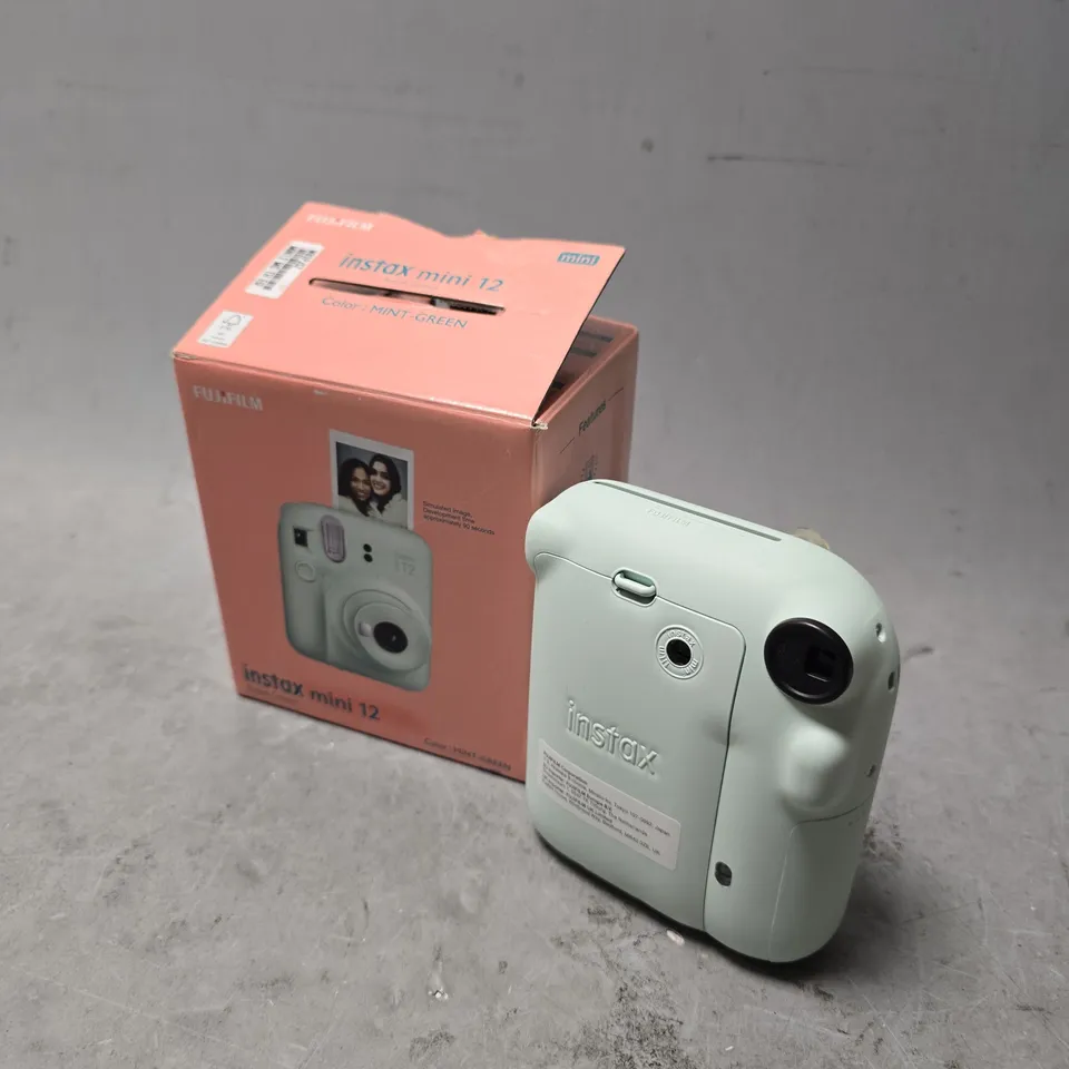 BOXED FUJIFILM INSTAX MINI 12 INSTANT CAMERA
