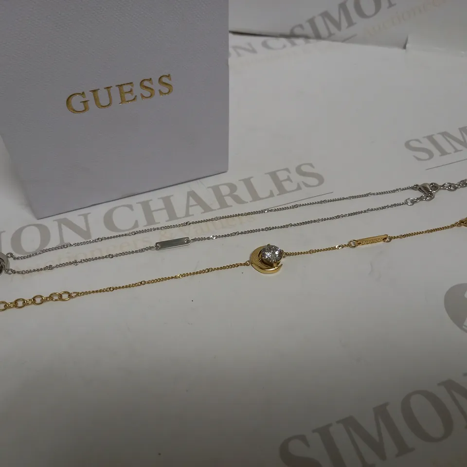 GUESS MOON PHASES NECKLACE + BRACELET RRP £88