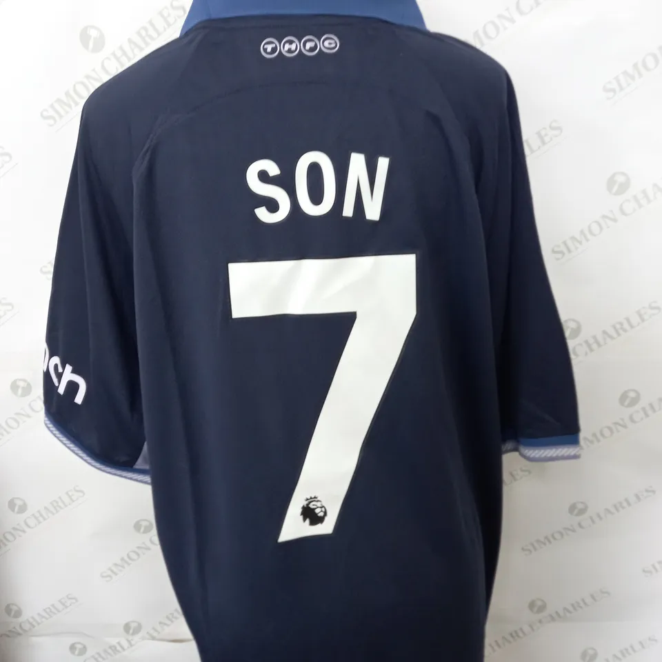 TOTTENHAM HOTSPUR AWAY SHIRT WITH SON 7 SIZE 4XL