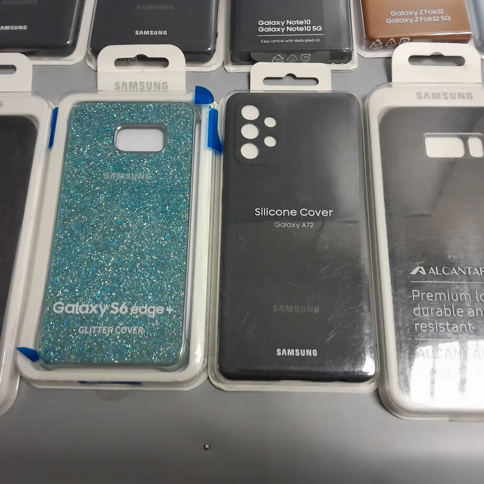 LOT OF 10 ASSORTED SAMSUNG MOBILE PHONE CASES