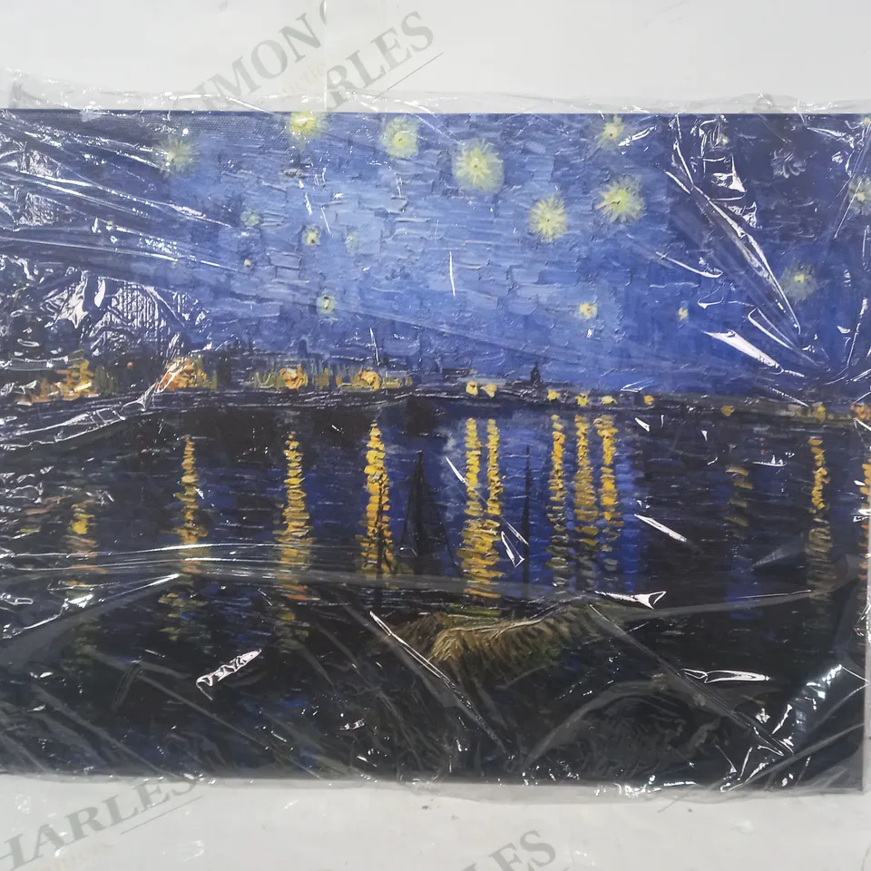DECORATIVE WATERFRONT ART CANVAS 31X41X3CM