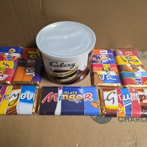 APPROXIMATELY 5 ASSORTED FOOD ITEMS TO INCLUDE - HOT CHOCOLATE, ASSORTED CHOCOLATES ETC....