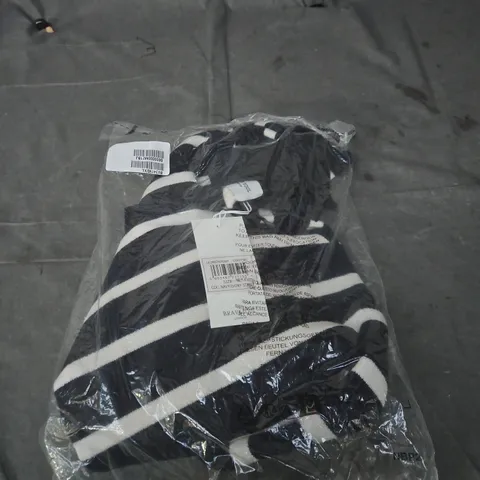 BRAVE SOUL LONDON NAVY IVORY STRIPE SIZE XL JUMPER