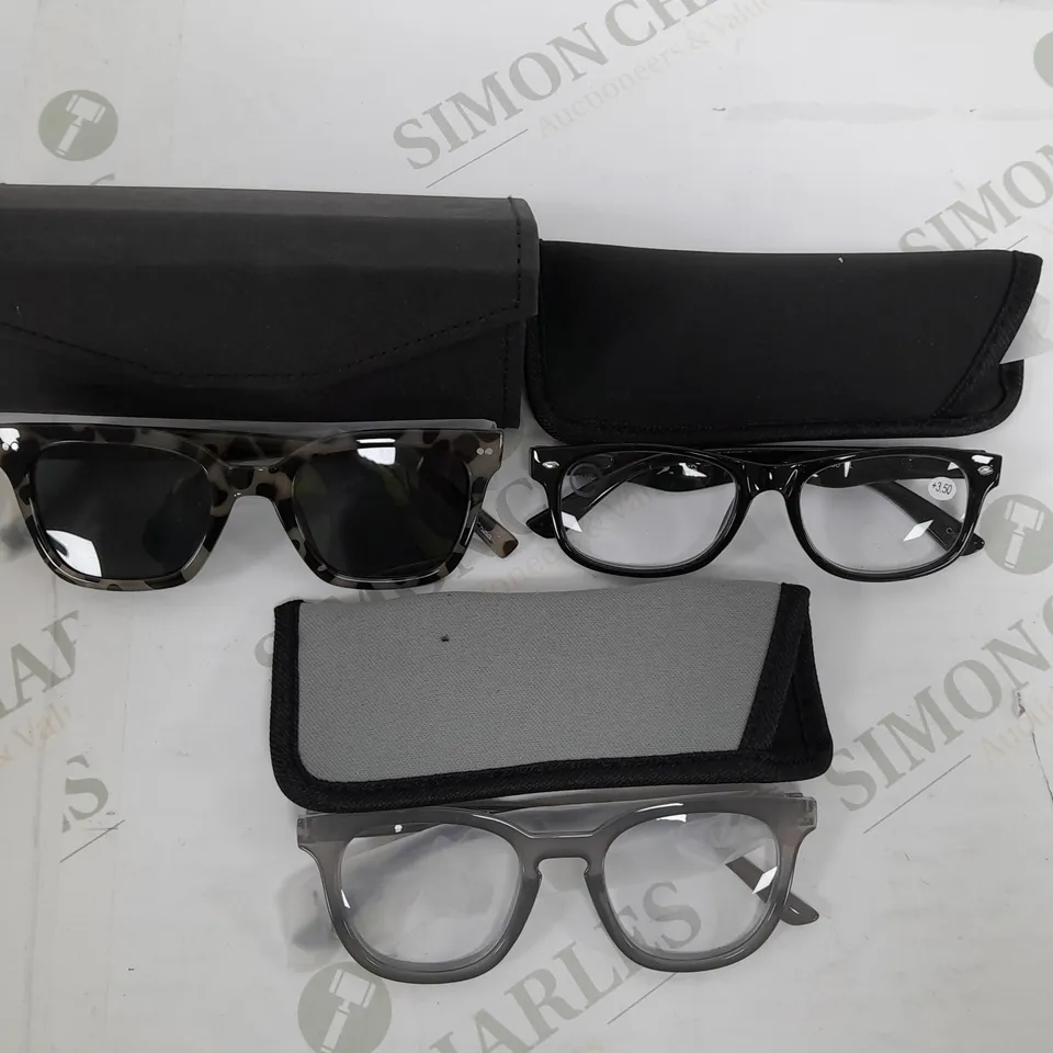 BOXED HUMMINGBIRD POLARISED SUNGLASSES & READER 3PC SET