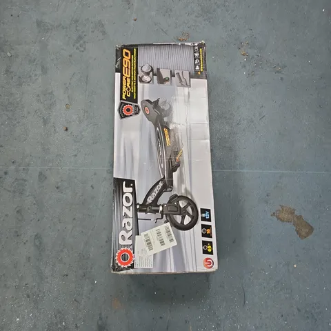 BOXED RAZOR POWERCORE E90 ELECTRIC SCOOTER IN BLACK - COLLECTION ONLY