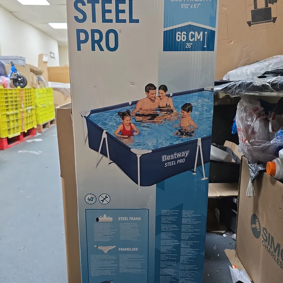 BOXED BESTWAY STEEL PRO 3X2M POOL - COLLECTION ONLY