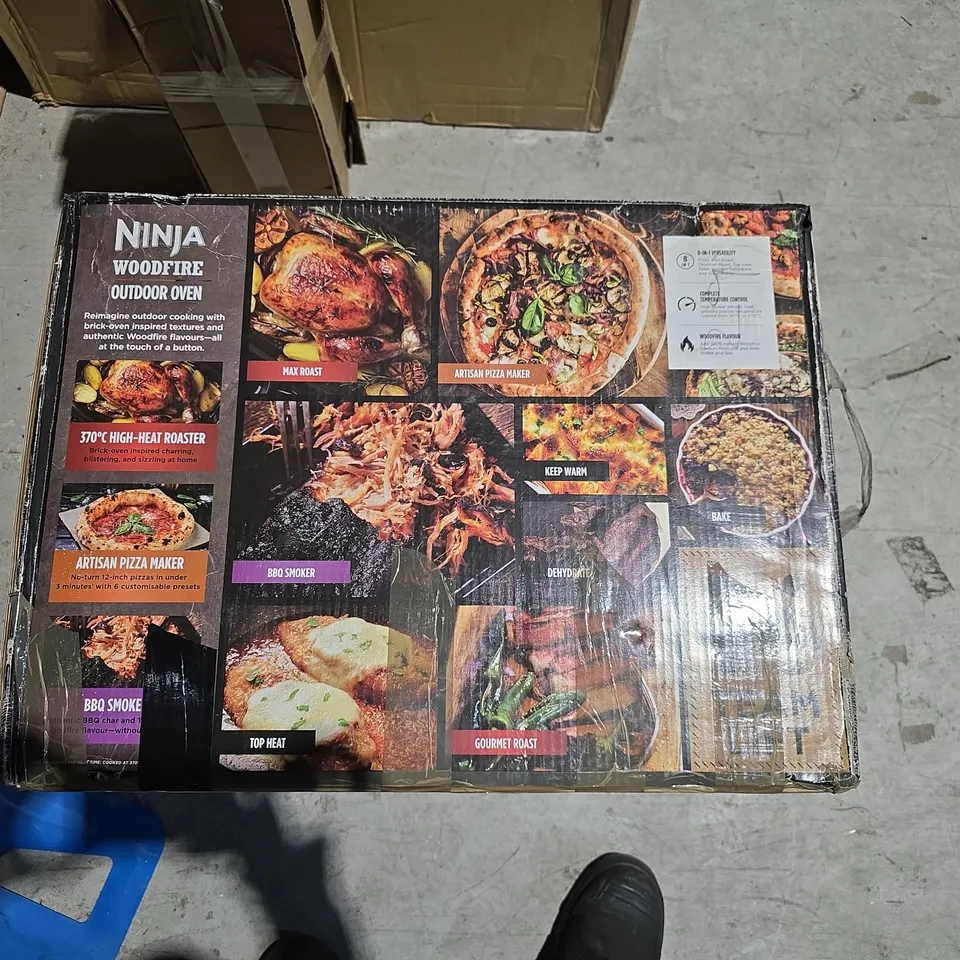 NINJA WOODFIRE OUTDOOR OVEN – BOXED