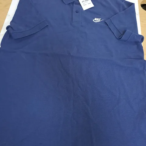 NIKE NAVY BLUE POLO SHIRT SIZE L 
