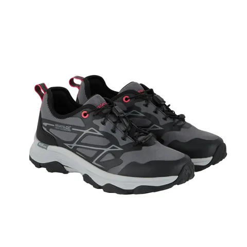 BRAND NEW REGATTA WOMENS BLAZE TRAINERS - SEAL GREY/PEACH BLOOM SIZE UK 7