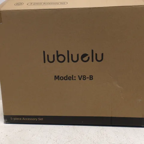 LUBLU SPOT CLEANER – MODEL V8-B, 5-PIECE ACCESSORY SET, BOXED