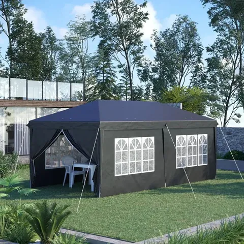 BOXED BAJA 5.85MΓ2.95M METAL POP-UP GAZEBO