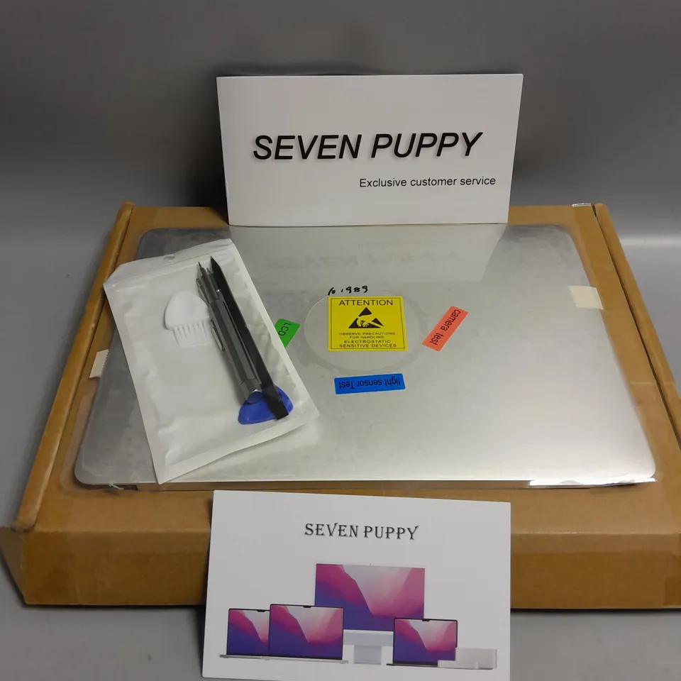 UNBOXED SEVEN PUPPY MACBOOK COVER 