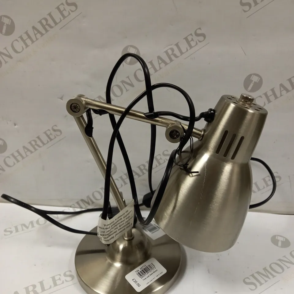 JOHN LEWIS TONY TASK LAMP IN SATIN NICKEL