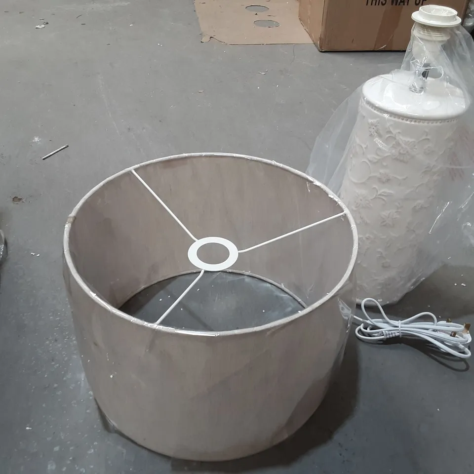 JOHN LEWIS PETRA CEILING LAMP WITH LINEN SHADER