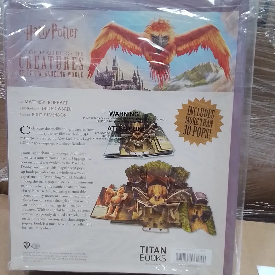 LOT OF 5 BRAND NEW HARRY POTTER POP UP CREATURE GUIDES