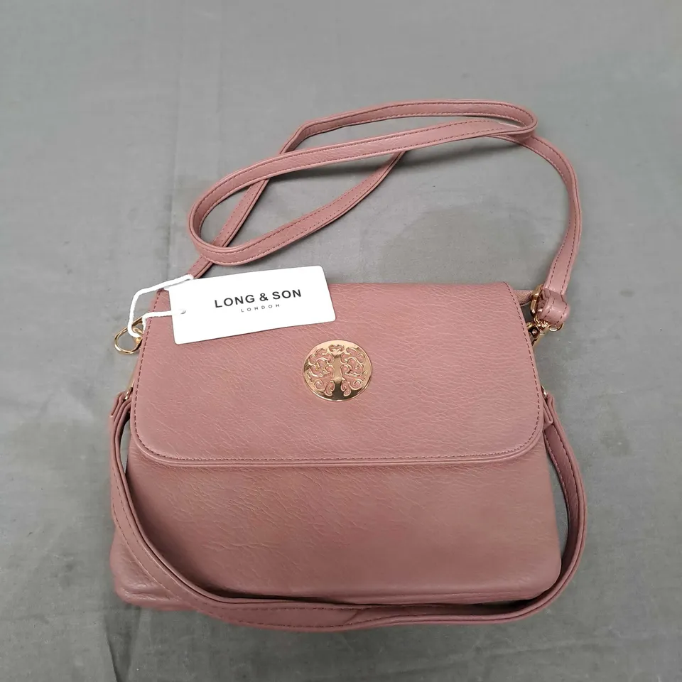 LONG & SON PINK OVER SHOULDER BAG 