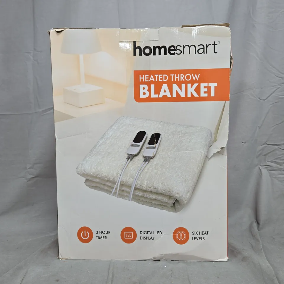 HOMESMART HEATED THROW BLANKET