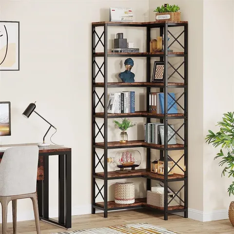 BOXED LORRONA CORNER BOOKCASE