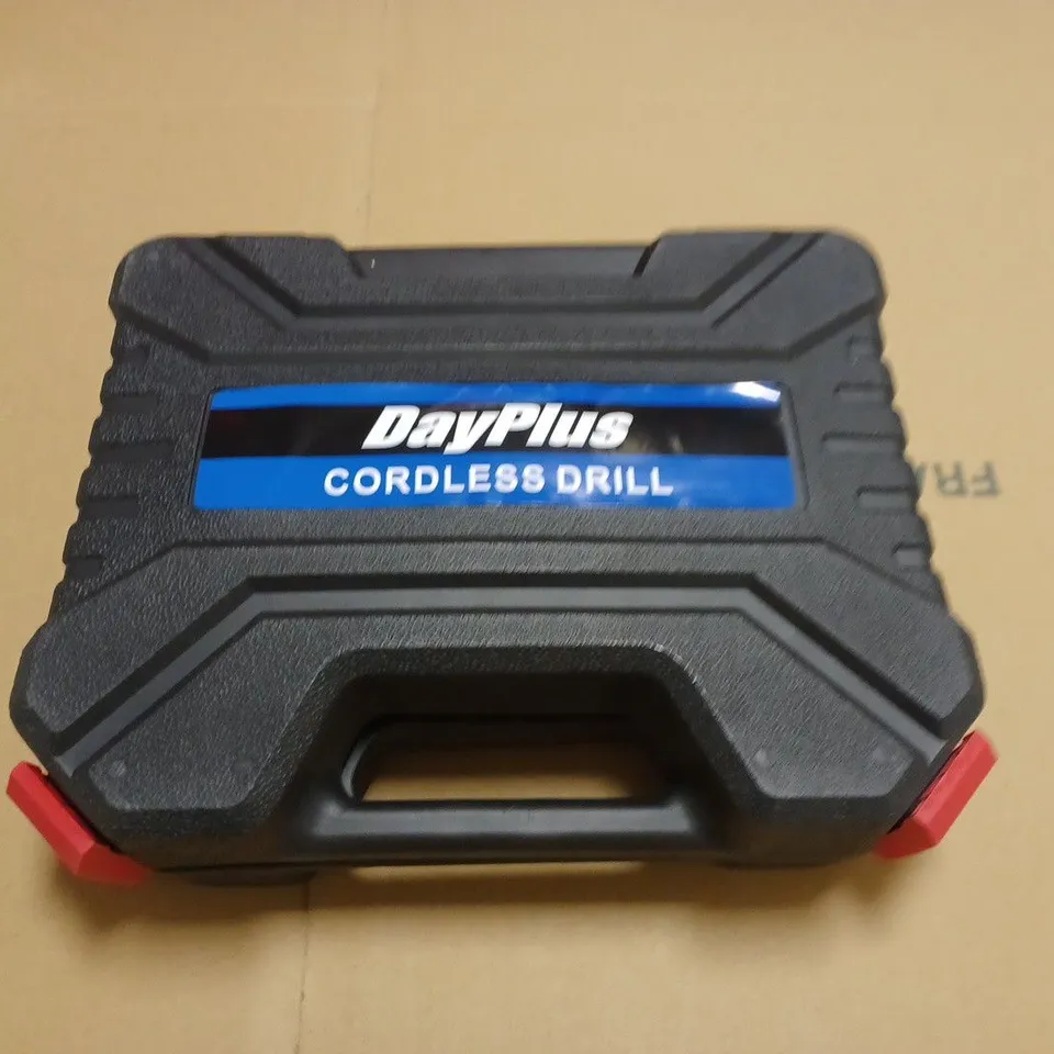 DAYPLUS CORDLESS DRILL WITH A PAIR OF BATTERIES