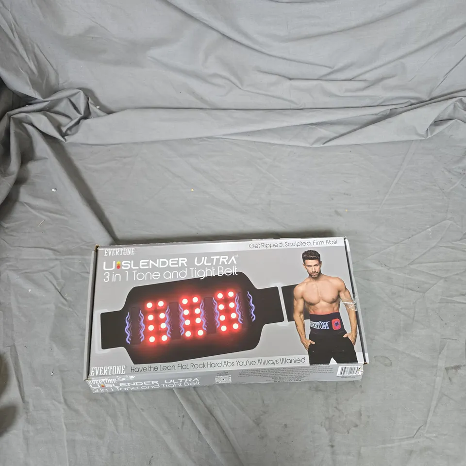 USLENDER ULTRA 3-IN-1 TONE & TIGHT BELT – ABDOMINAL WORKOUT BELT (BOXED)