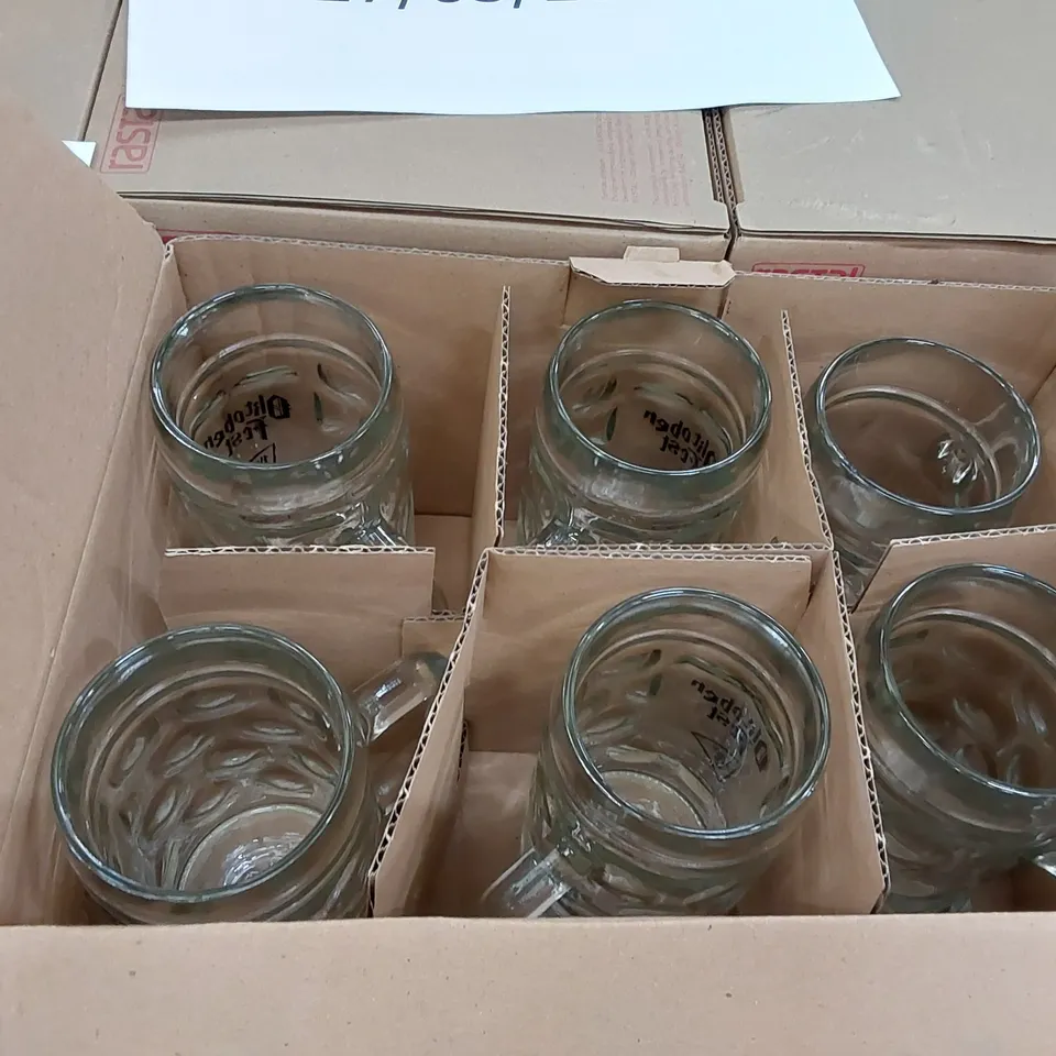 PALLET OF APPROXIMATELY 624 BRAND NEW BOXED BIER CO OKTOBER FEST 0.5L BEER GLASSES