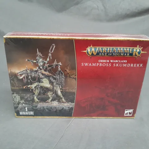 SEALED WARHAMMER AGE OF SIGMAR - ORRUK WARCLANS - SWAMPBOSS SKUMDREKK