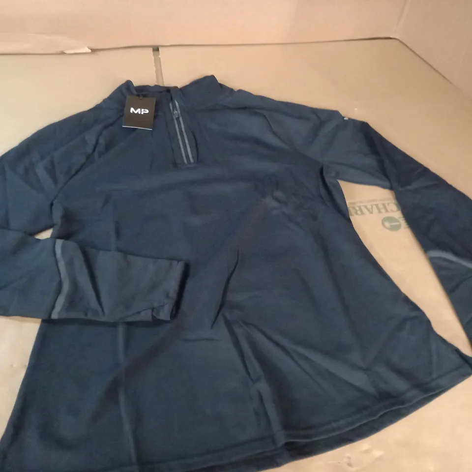 MP WOMENS VELOCITY REFLECTIVE 1/4 ZIP TOP IN BLACK - L