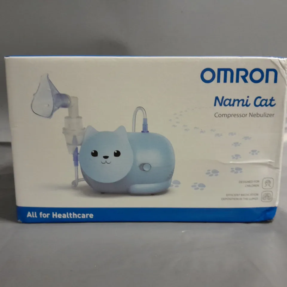 BOXED OMRON NAMI CAT COMPRESSOR NEBULIZER