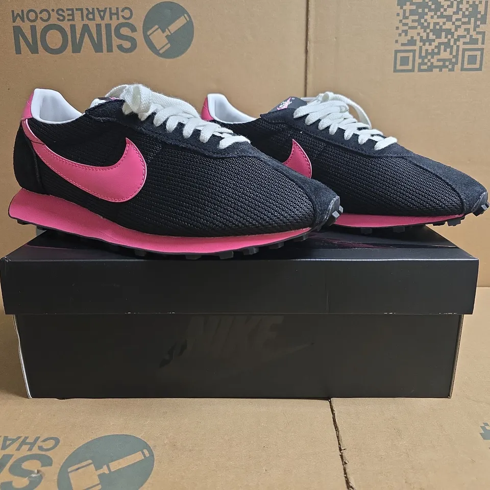 BOXED PAIR OF NIKE LD-1000 SP TRAINERS IN BLACK/PINK SIZE UK 10