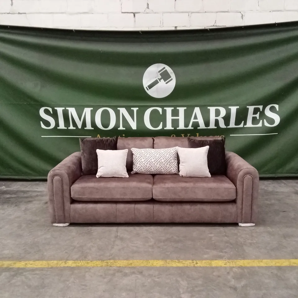 AMARA 3 SEATER SOFA - CHOCOLATE RRP £1249