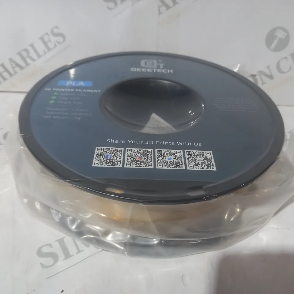 BOXED GEEETECH 3D PRINTER FILAMENT IN SILK GOLD