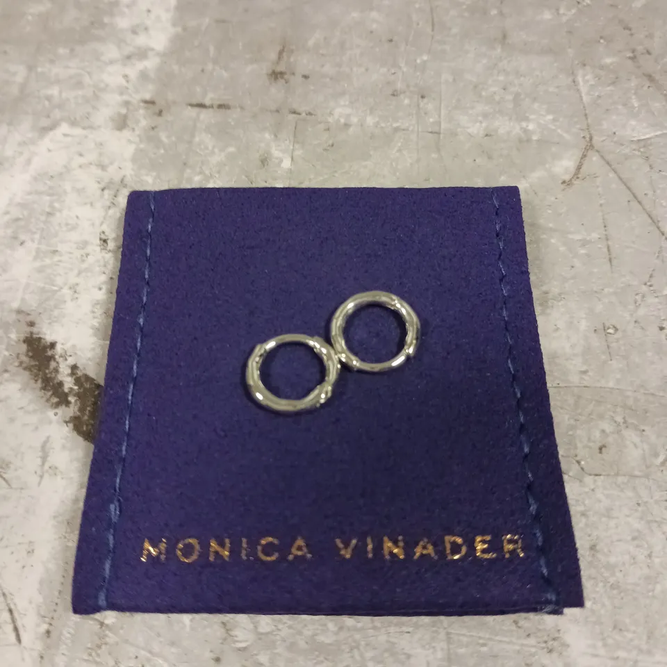 MONICA VINADER MINI HOOP EARRINGS 